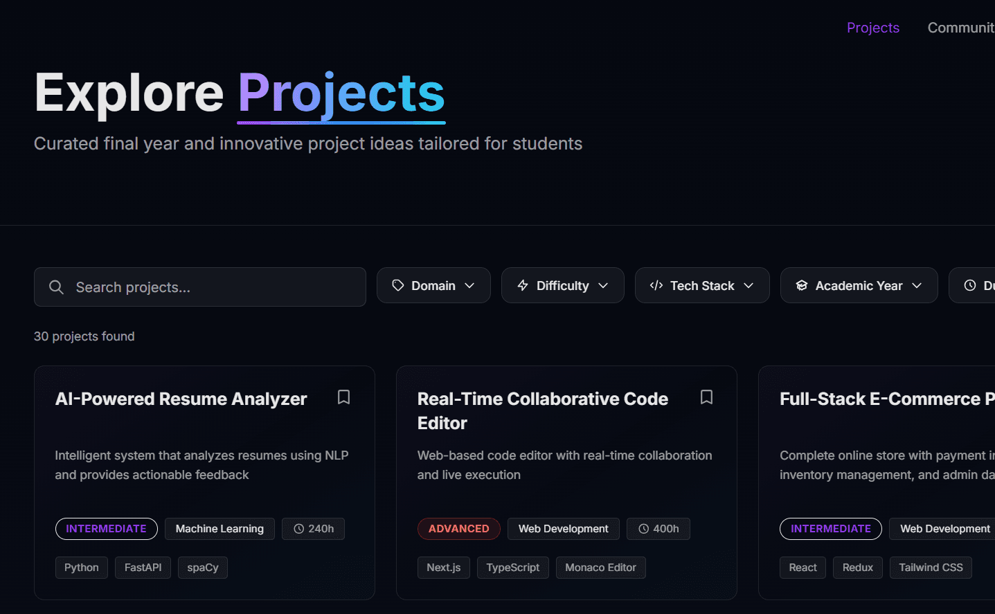 RoamReserve - Sitesh Prusty Project Interface